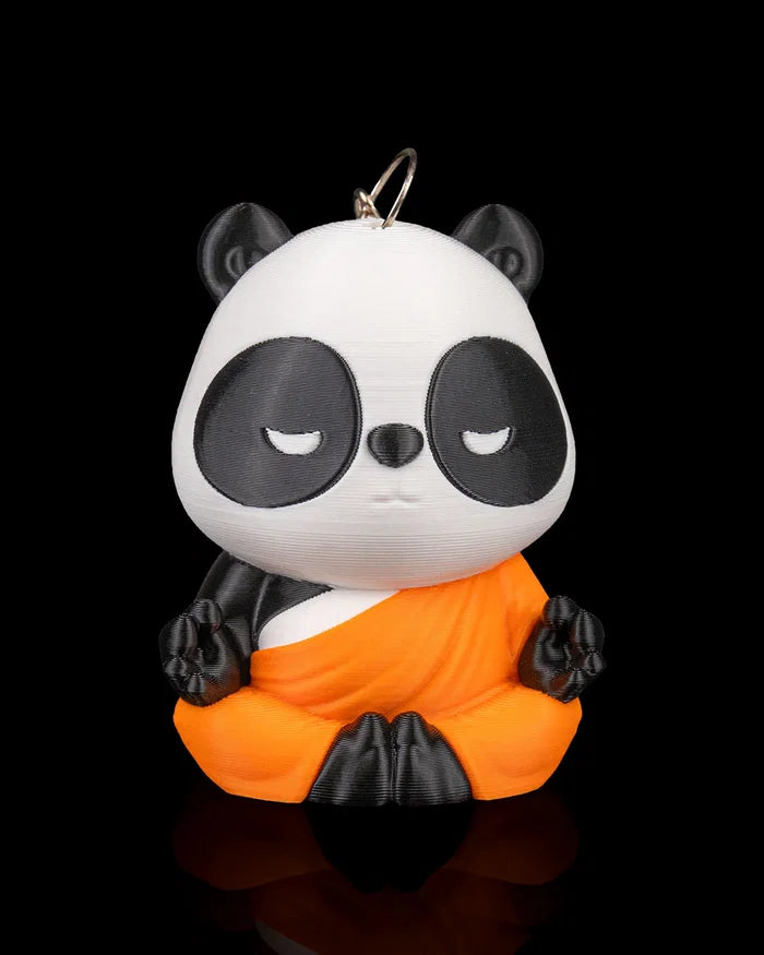 Panda monnik sleutelhanger