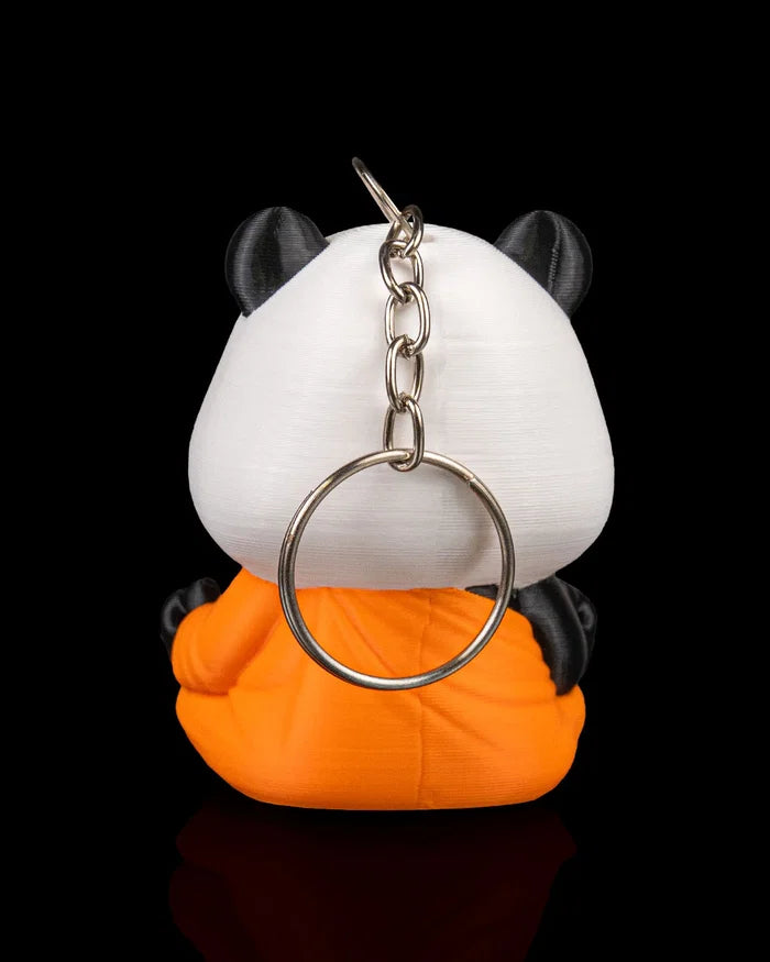 Panda monnik sleutelhanger