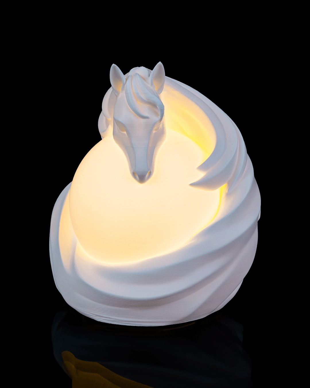 Paardenlamp met Lichtbol
