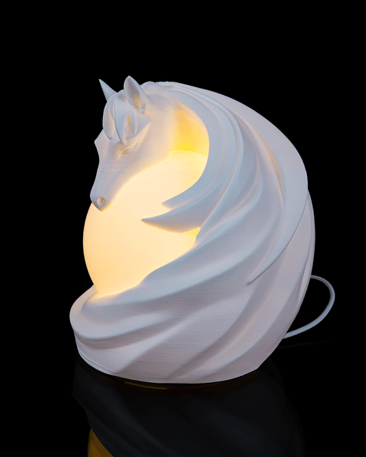 Paardenlamp met Lichtbol
