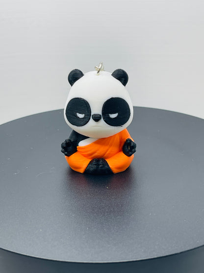 Panda monnik sleutelhanger